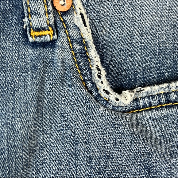 EUC Free People High Rise Busted Knee Skinny Fit Jeans - Picture 10 of 13